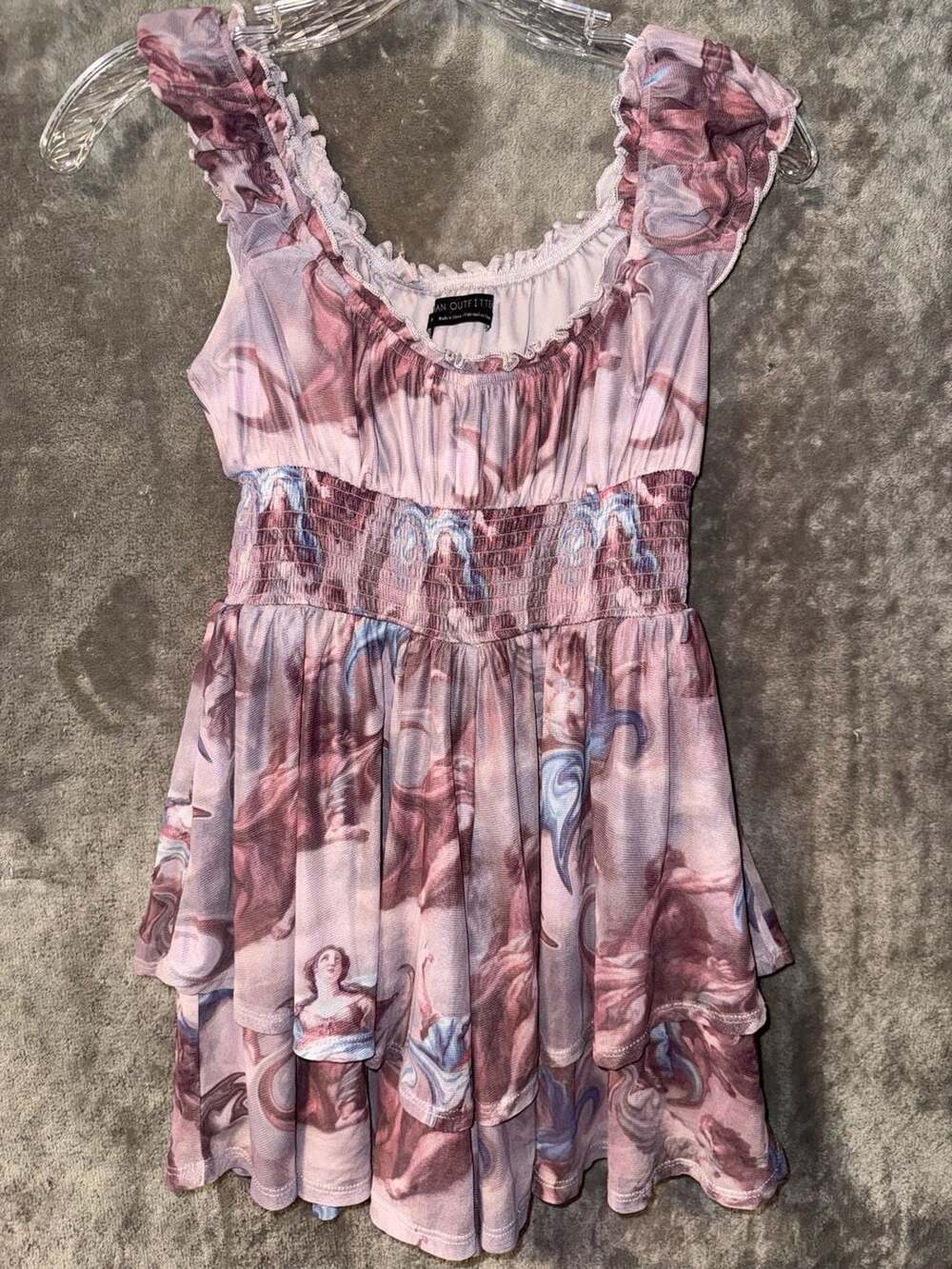 UO Rosie Mesh Romper